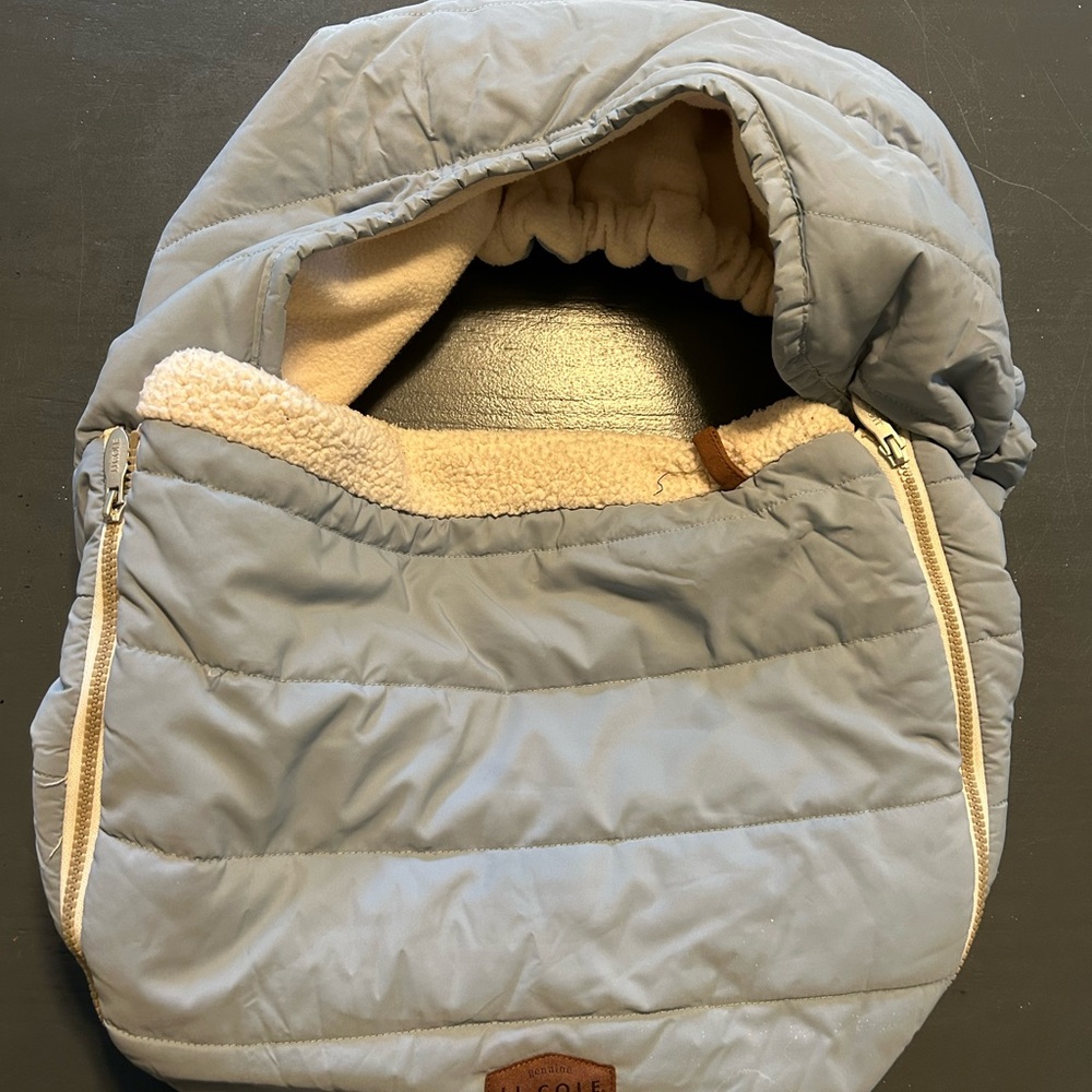 Cozy Blue Infant Car Seat Cover